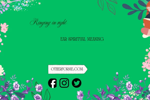 ringing in right ear spiritual meaning