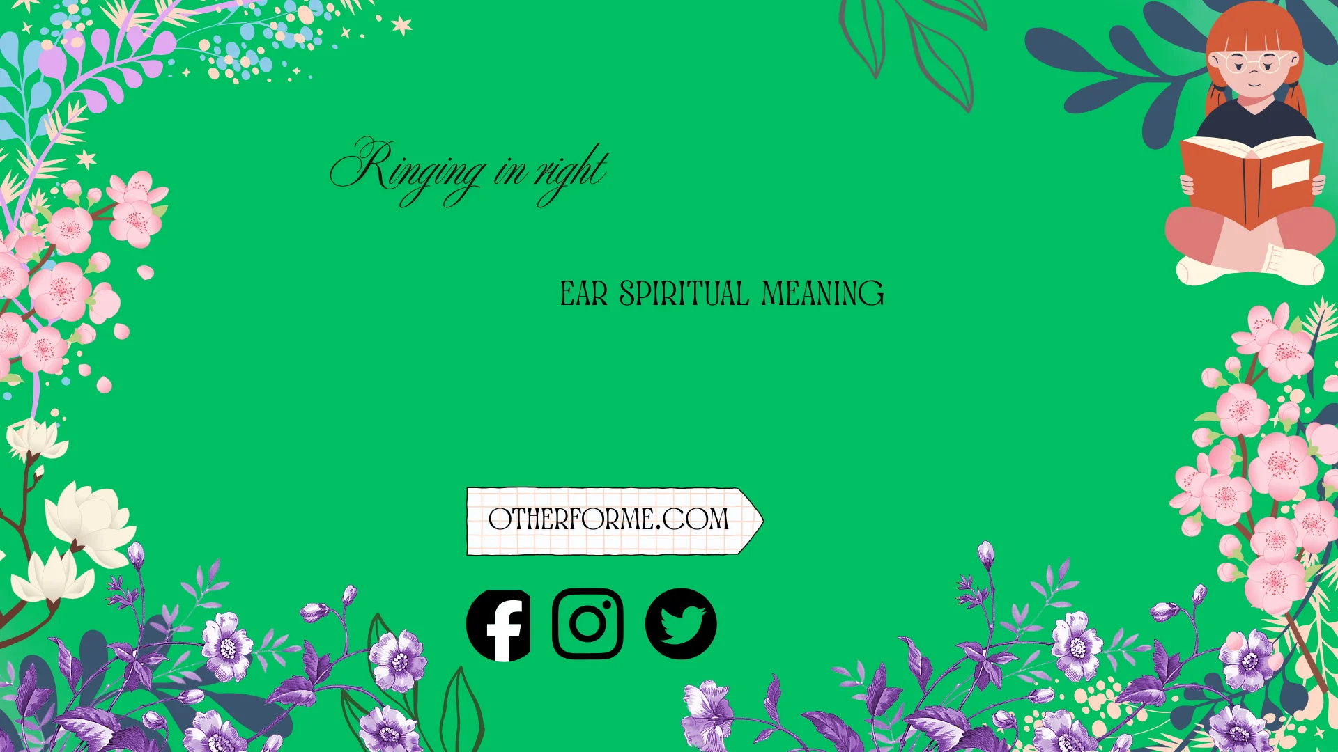 ringing in right ear spiritual meaning