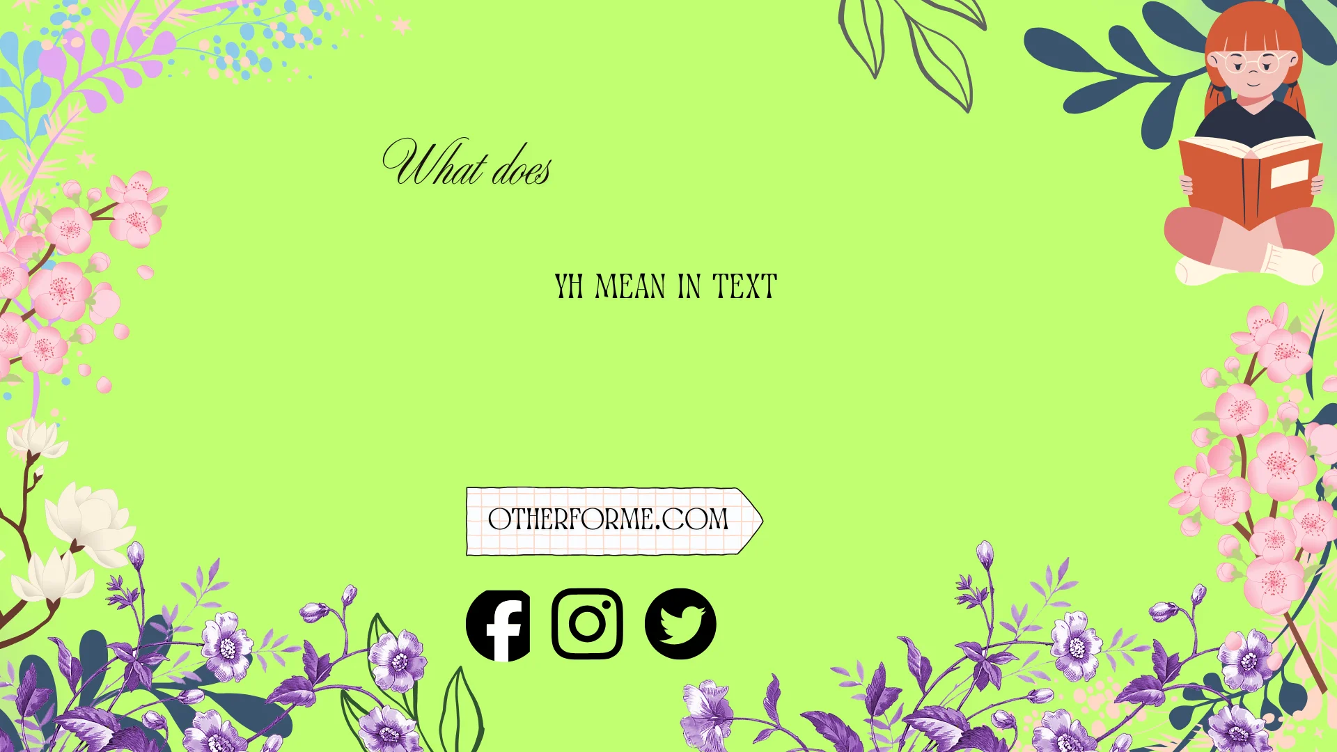 what does yh mean in text