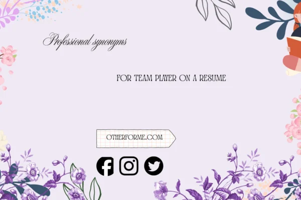 Professional Synonyms for Team Player on a Resume
